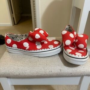 Disney Minnie Vans; women’s size 8.5